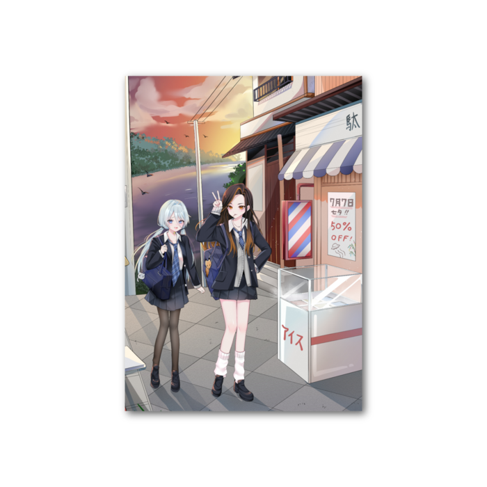 フォト風カード - 縦 - 片面