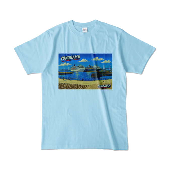 カラーTシャツ - L - ライトブルー (淡色)
