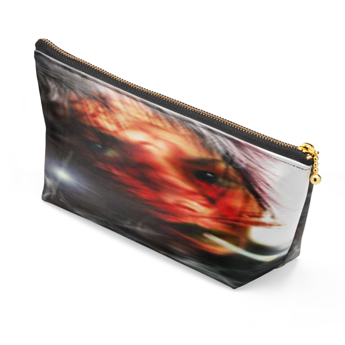 ポーチ - 長さ21.5cm / 高さ10cm - ブラック