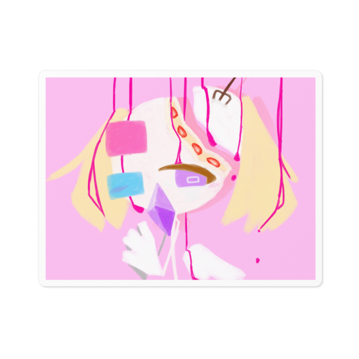 ステッカー - 100 x 100 (mm)