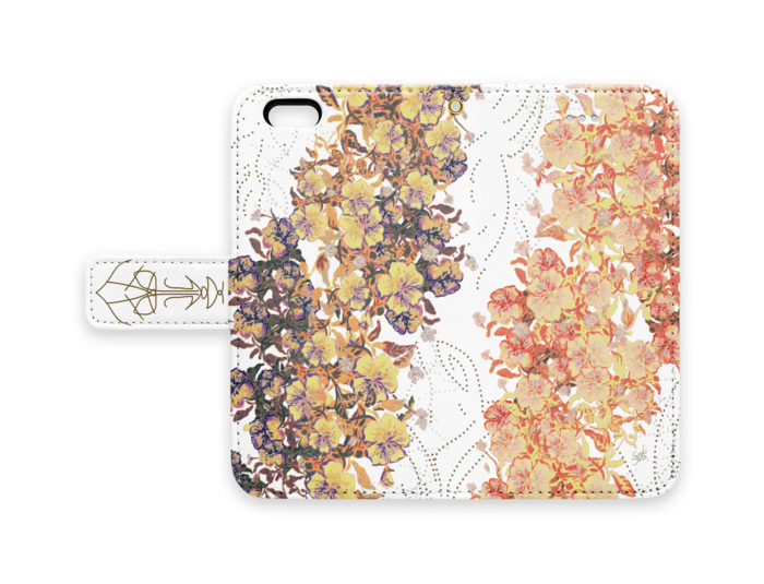 手帳型iPhoneケース - iPhone 6 / 6s - ストラップ穴 あり