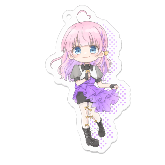 アクリルキーホルダー - 70 x 70 (mm)