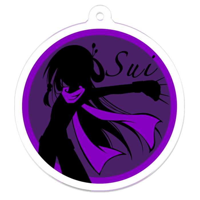 アクリルキーホルダー - 50 x 50 (mm)