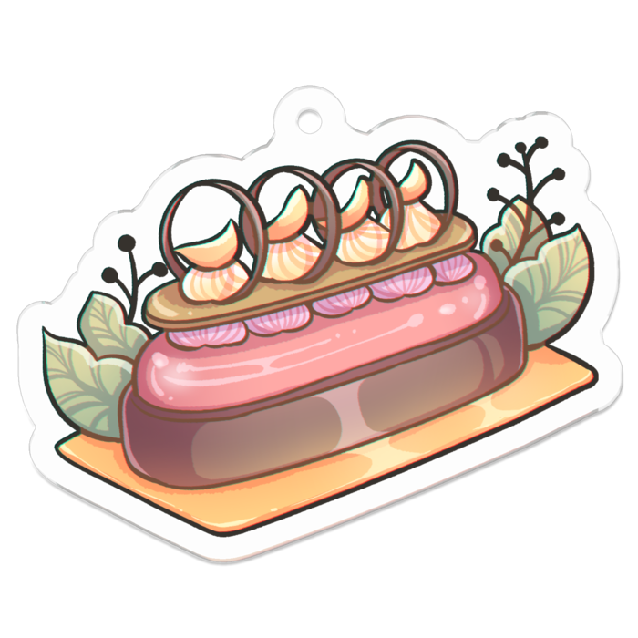 アクリルキーホルダー - 50 x 50 (mm)