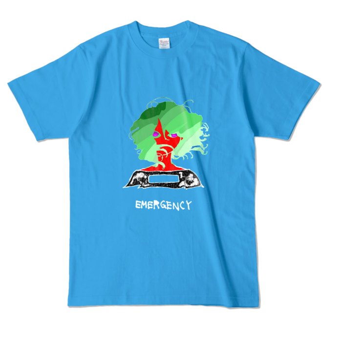 カラーTシャツ - L - ターコイズ (濃色)