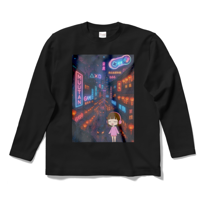 ロングスリーブTシャツ - S - ブラック