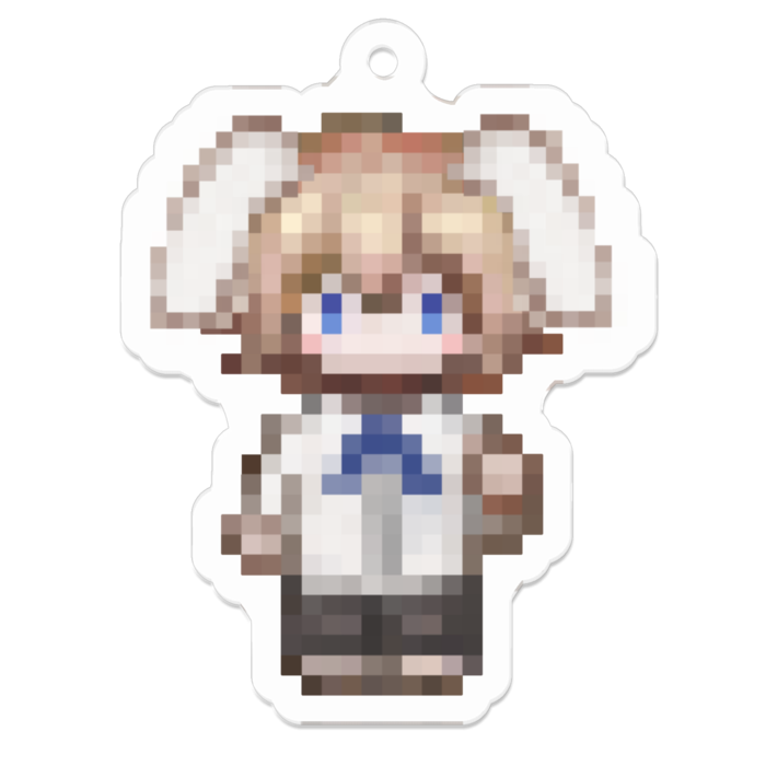 アクリルキーホルダー - 50 x 50 (mm)