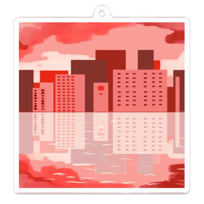 アクリルキーホルダー - 70 x 70 (mm)