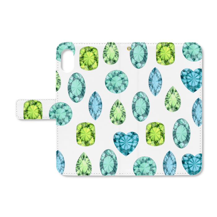 手帳型iPhoneケース - iPhone XSMax - ストラップ穴 あり