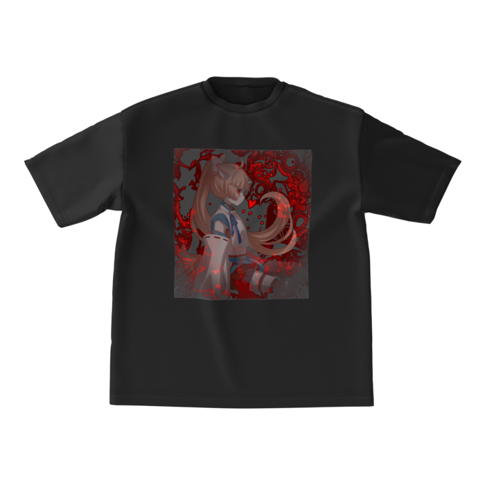 ビッグシルエットTシャツ - M - ブラック