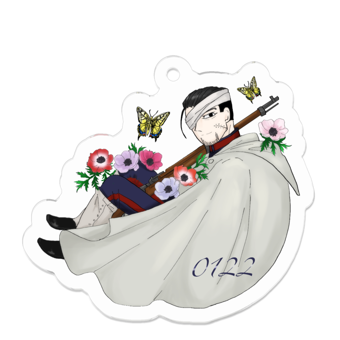 アクリルキーホルダー - 50 x 50 (mm)