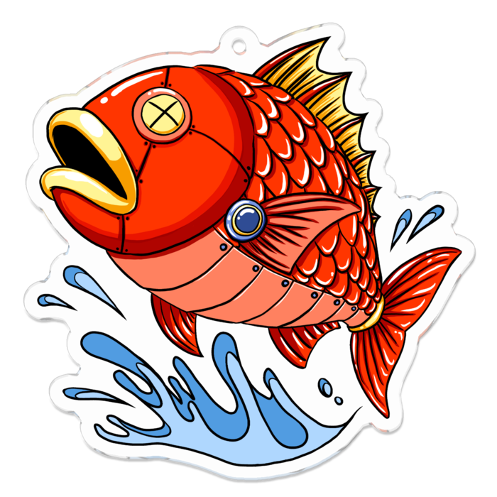 アクリルキーホルダー - 70 x 70 (mm)