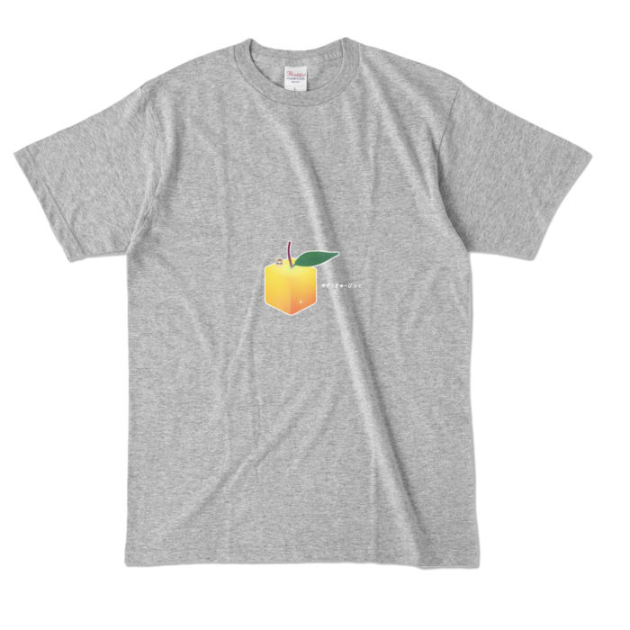 カラーTシャツ - L - 杢グレー (濃色)
