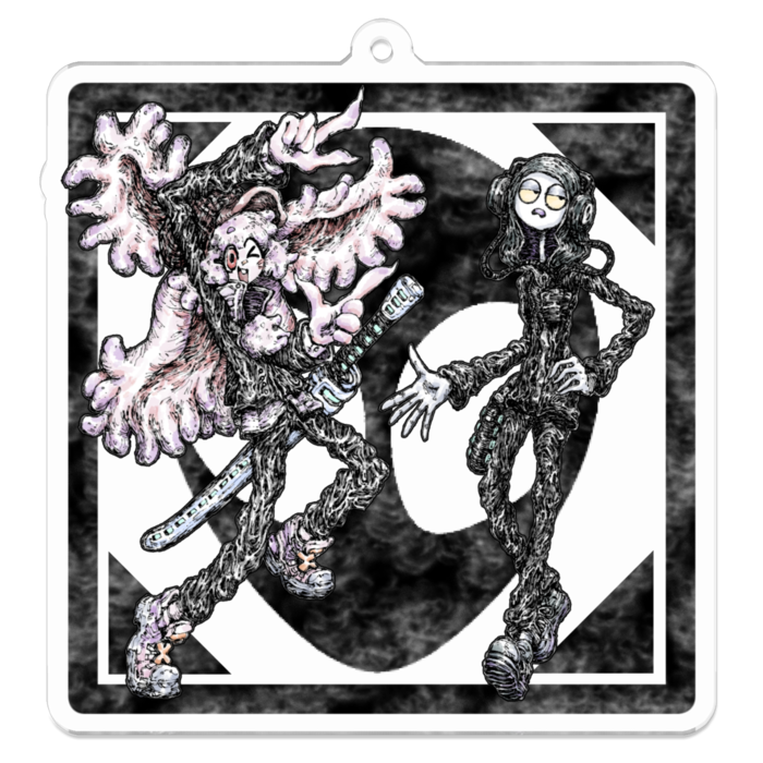アクリルキーホルダー - 70 x 70 (mm)