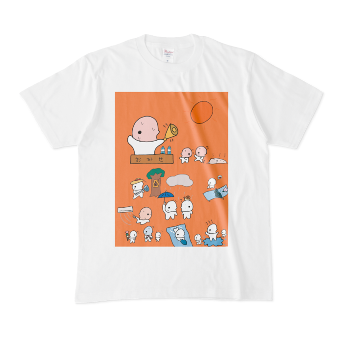 Tシャツ - M - 白 - 早めの夏