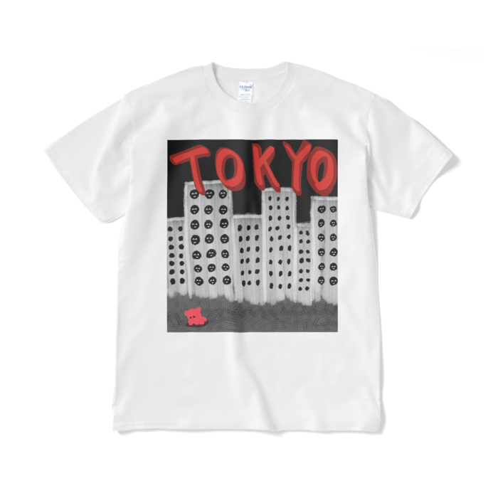 - XL - ホワイト(文字あり)