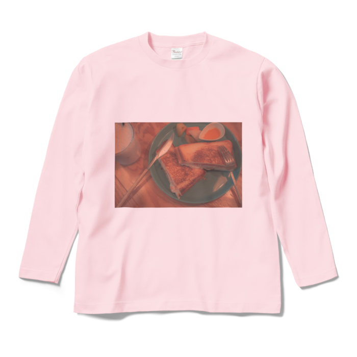 ロングスリーブTシャツ - M - ライトピンク
