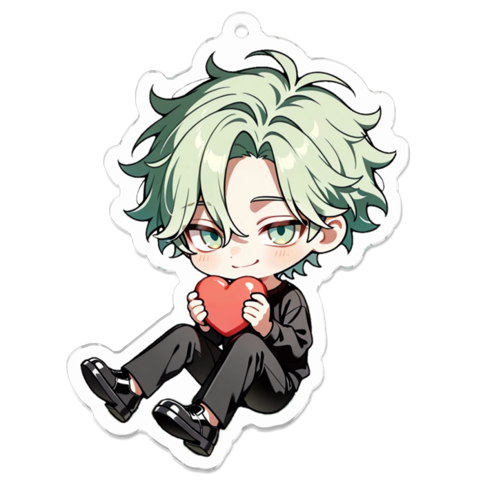 アクリルキーホルダー - 70 x 70 (mm)