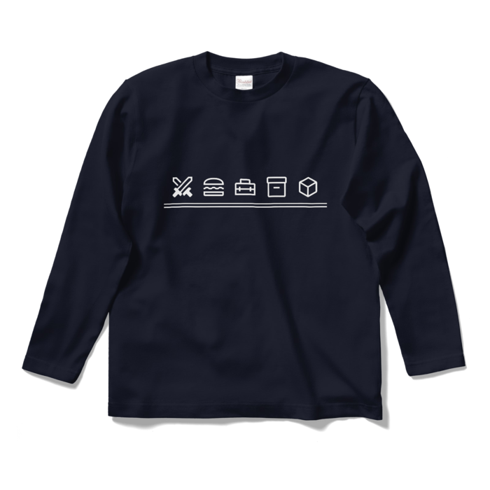 ロングスリーブTシャツ - S - 🎁💥🎉🌐(ネイビー)