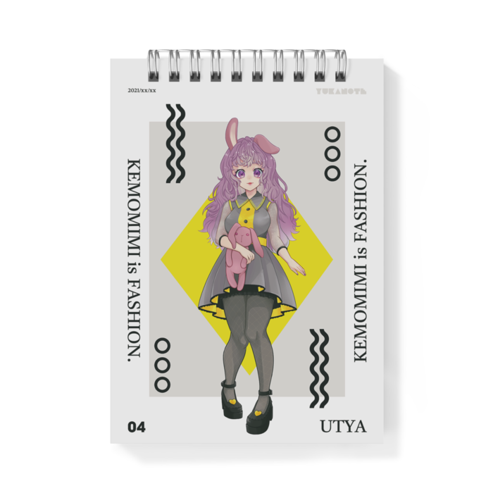 メモ帳 Kemomimi Is Fashion Yukanote ユカノテ Booth