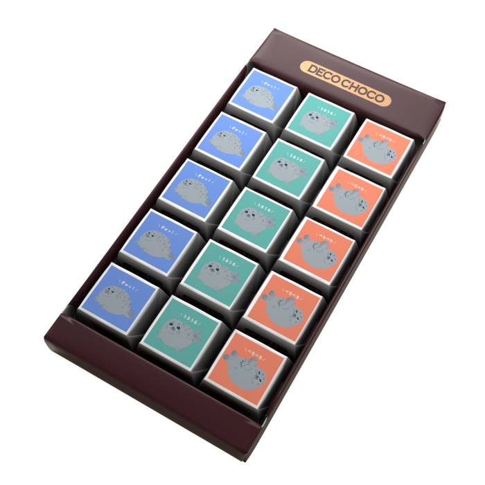 DECOチョコ - 列ごとにデザイン