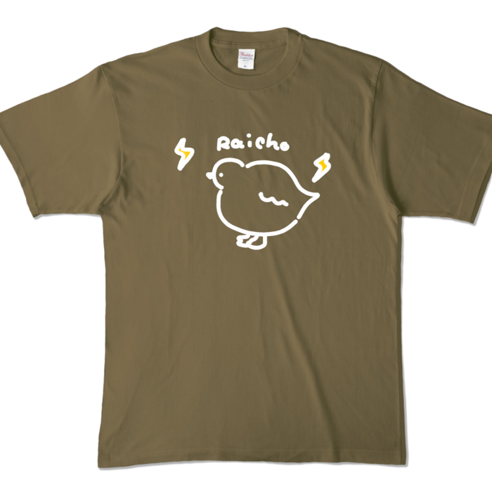 カラーTシャツ - XL - オリーブ (濃色)
