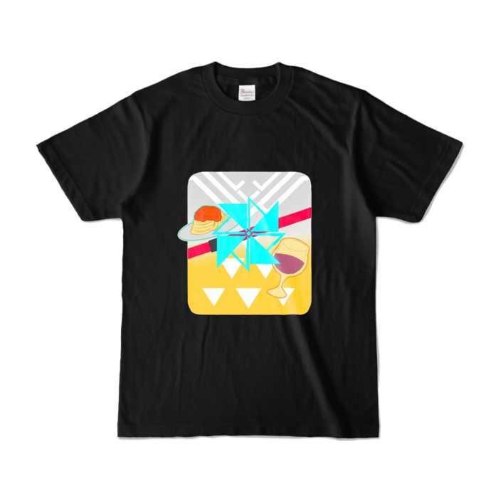 風楽奏斗カラーTシャツ - S - ブラック (濃色)