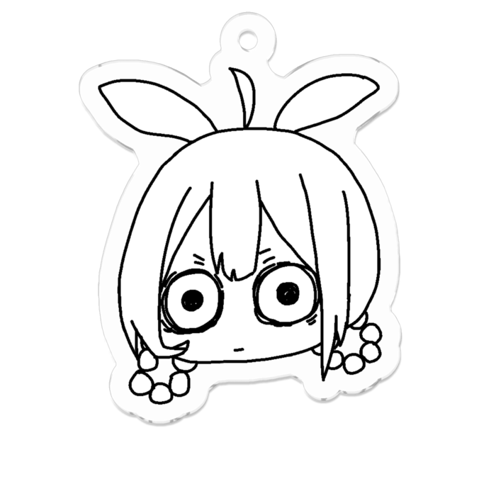 アクリルキーホルダー - 50 x 50 (mm)