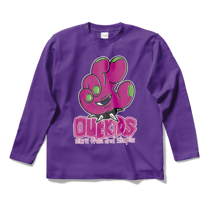 ロングスリーブTシャツ - S - パープル