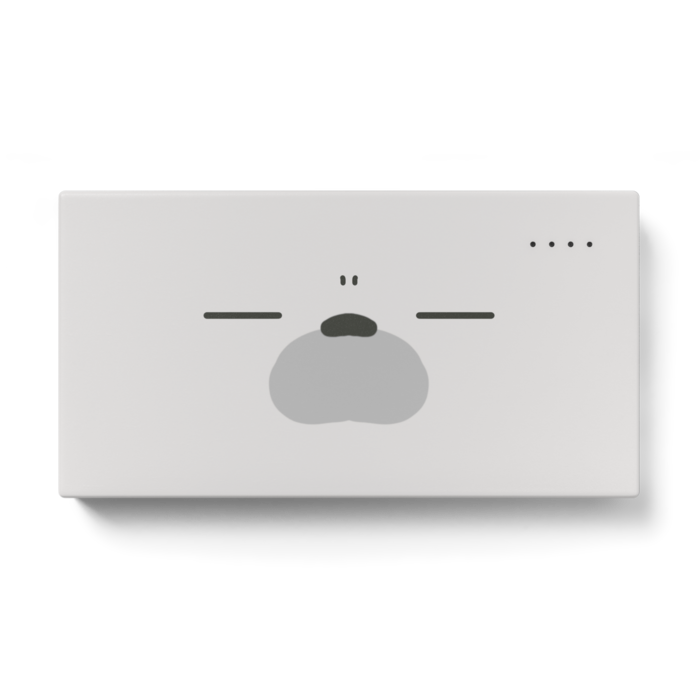 （ -ᾥ- ）モバイルバッテリー - 123 x 65 (mm)(1)