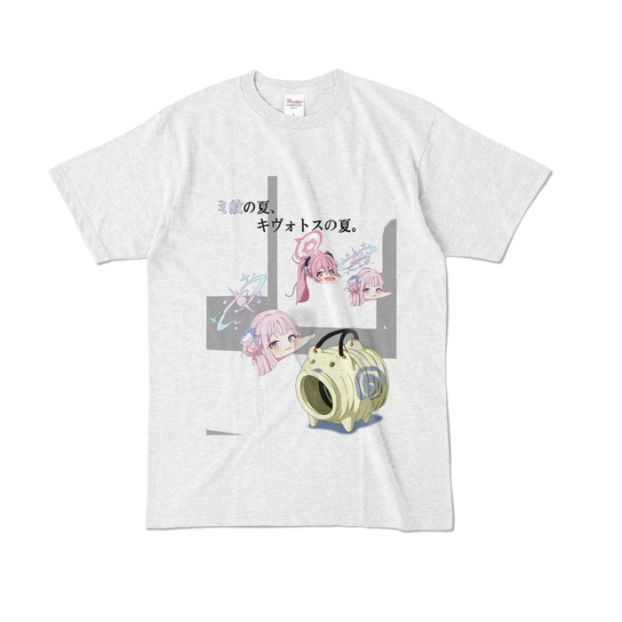 ミ蚊T - L - アッシュ (淡色)