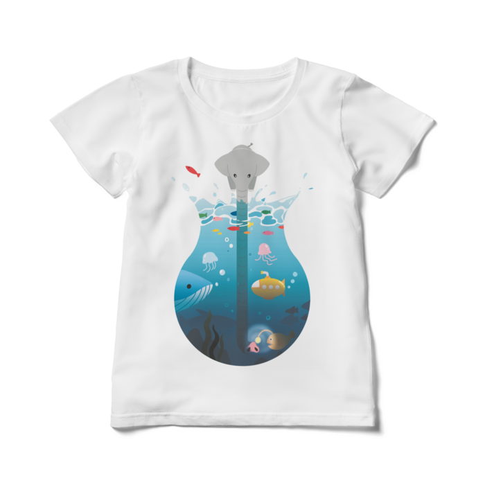 レディースTシャツ - L - 白