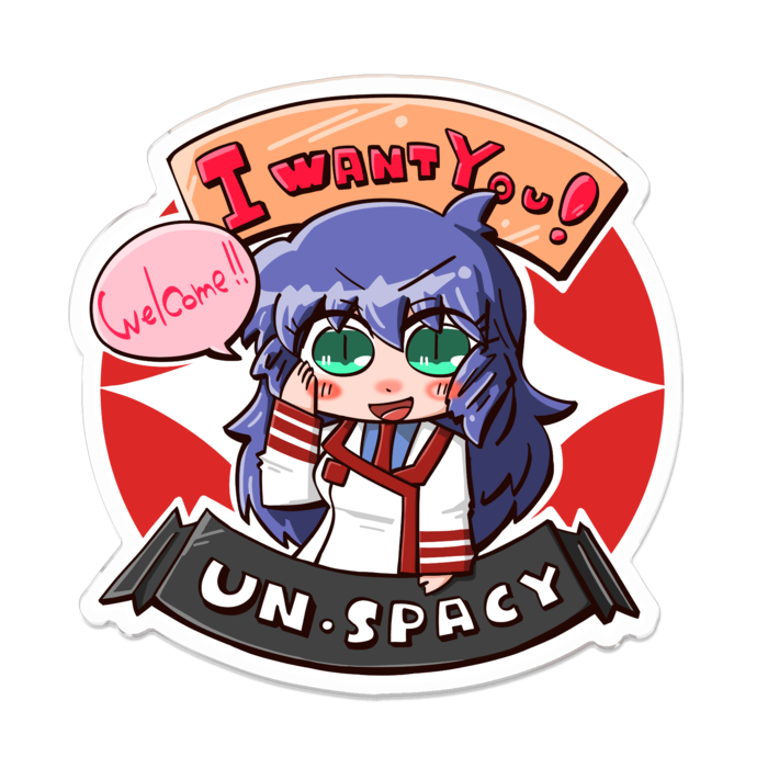 アクリルバッジ - 100 x 100 (mm)