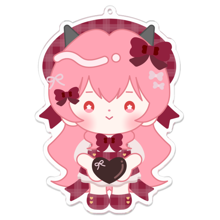 アクリルキーホルダー（コーティング） - 100 x 100 (mm)