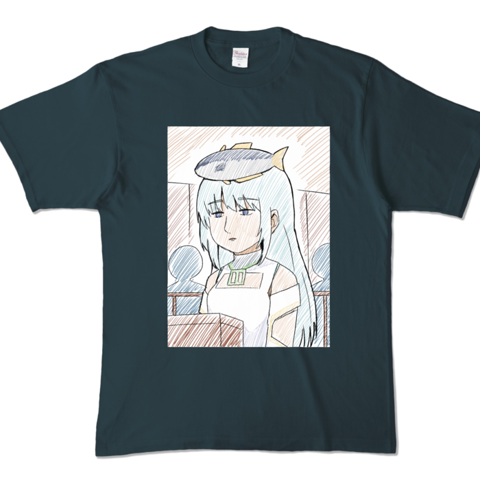カラーTシャツ - XL - デニム (濃色)