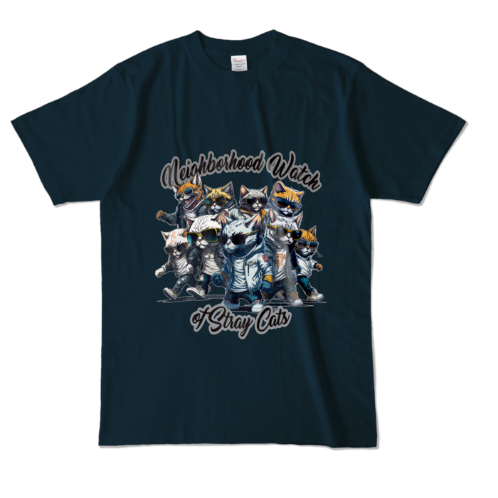 カラーTシャツ - L - ネイビー (濃色)
