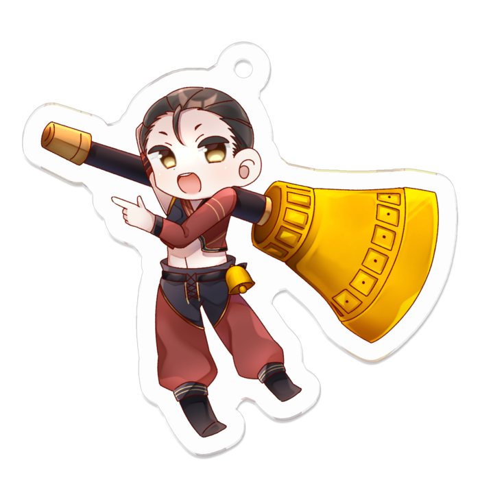 アクリルキーホルダー - 50 x 50 (mm)