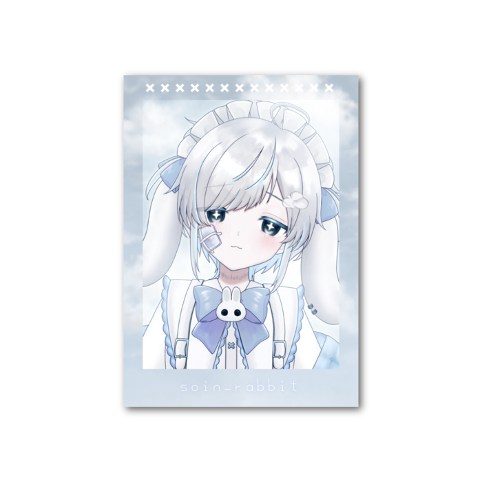 フォト風カード - 縦 - 片面