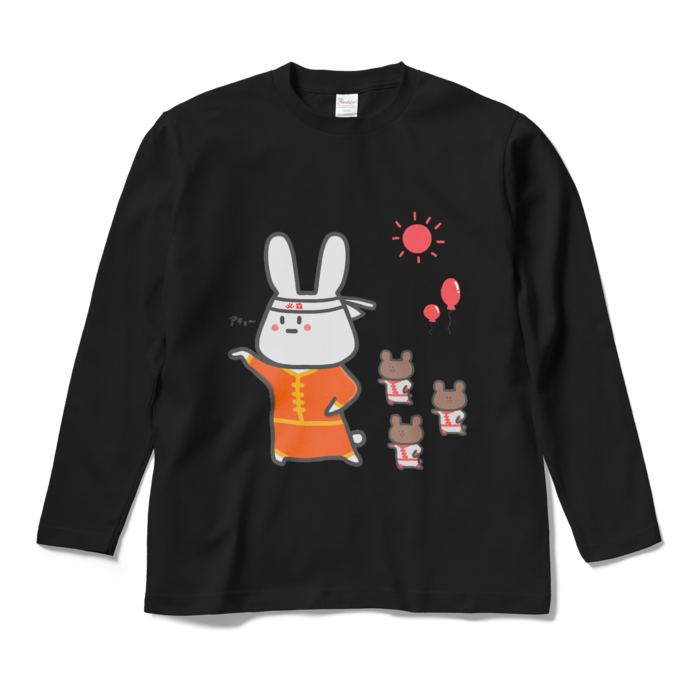 ロングスリーブTシャツ - M - ブラック