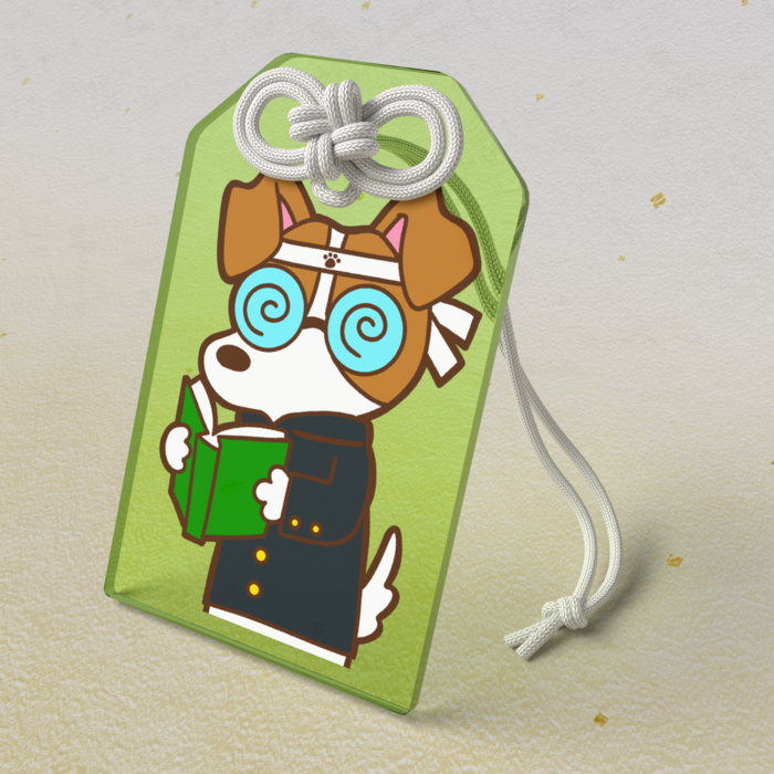 アクリルお守り - 50 × 80mm