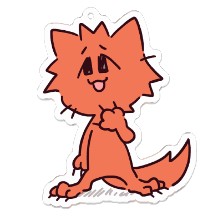 アクリルキーホルダー - 70 x 70 (mm)