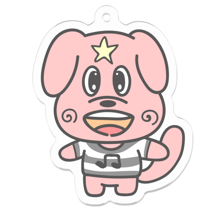 アクリルキーホルダー - 50 x 50 (mm)