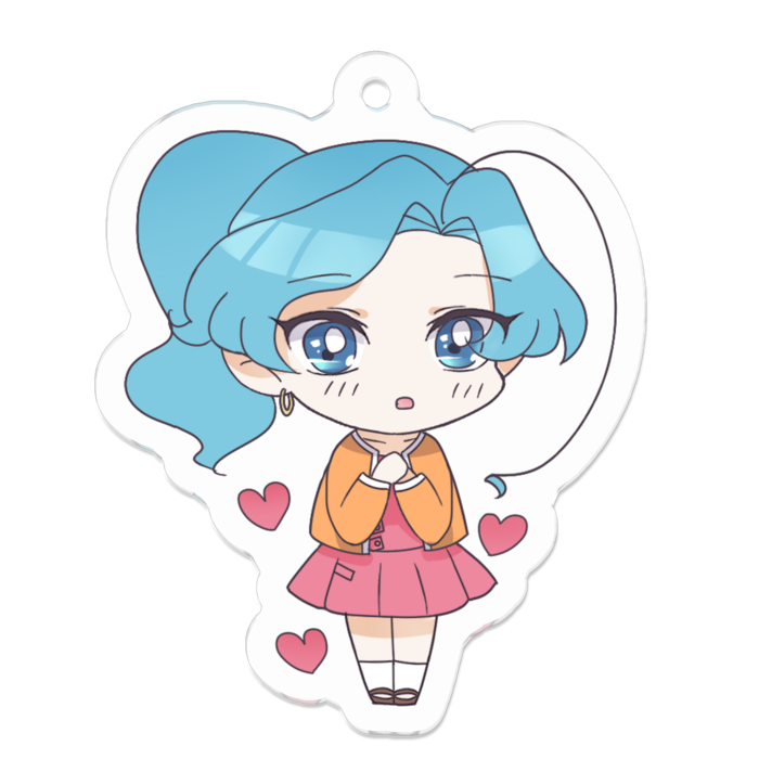 アクリルキーホルダー - 50 x 50 (mm)