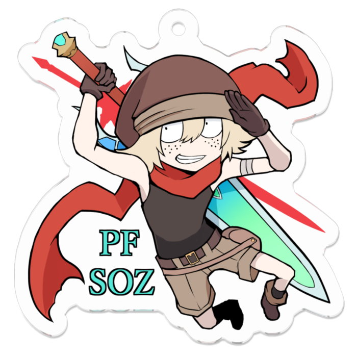 アクリルキーホルダー - 50 x 50 (mm)