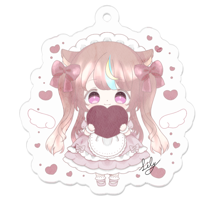 アクリルキーホルダー - 50 x 50 (mm)