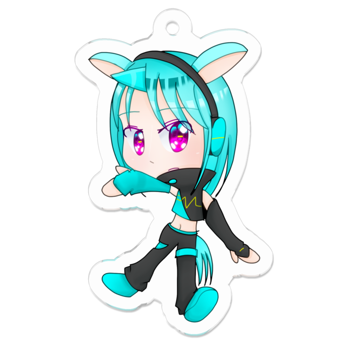 アクリルキーホルダー - 50 x 50 (mm)