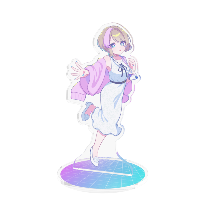 花井ねまる_アクリルフィギュア - 100x100mm