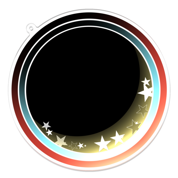 アクリルキーホルダー - 100 x 100 (mm)