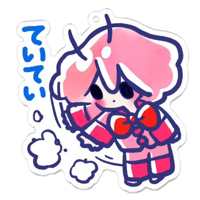 アクリルキーホルダー - 70 x 70 (mm)
