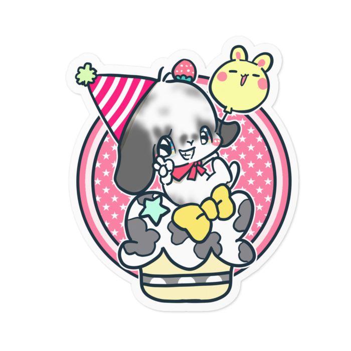 ステッカー - 100 x 100 (mm)